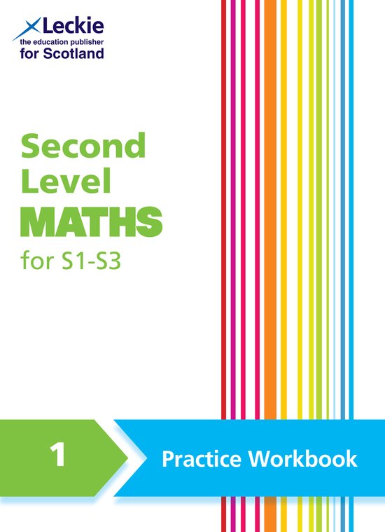 Second Level Maths Practice Workbook 1 for S1 – S3 - cover