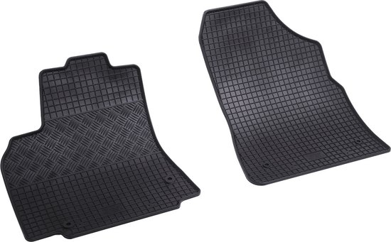 Tapis de voiture en caoutchouc sur mesure - sur mesure pour Citroen Berlingo et Peugeot Partner à partir de 2008 - (avant uniquement)