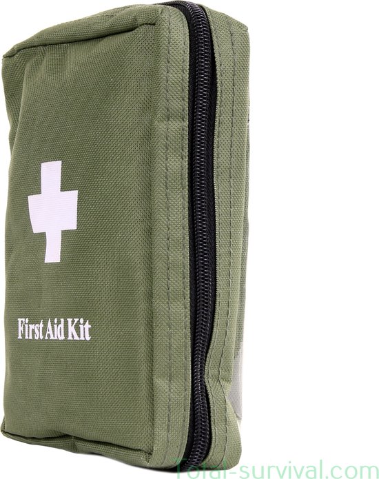 Mil-tec First Aid medic bag Molle 48-delig assortiment, olijfgroen