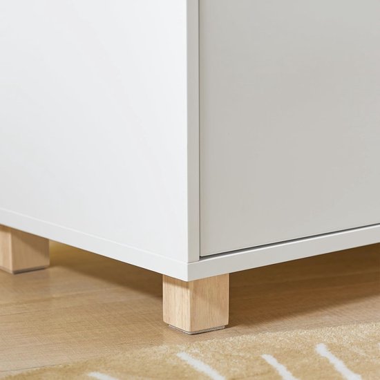 Ladekast 80x40x89 cm van massief grenenhout met 5 lades