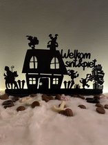 Sinterklaas Decoratie - Welkom Sint en Piet Standaard - Piet Decoratie - Sinterklaas cadeautjes - Sinterklaas Versiering - Sinterklaas - Sint - Sinterklaas decoratie beeld - Sint en piet decoratie - Sint en piet - Sinterklaas beeld