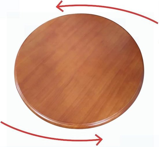 Gehard Glas Lazy Susan Ronde voor tafel voor eettafel, 10 MM Dikke Grote Draaitafel, 360-graden Eettafel Draaibare Lade