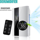 Bol.com Carlovo Luchtontvochtiger - 2 In 1 Dehumidifier - Vochtvreter - Ontvochtiger - Luchtreiniging - Draagbaar - Inclusief Af... aanbieding