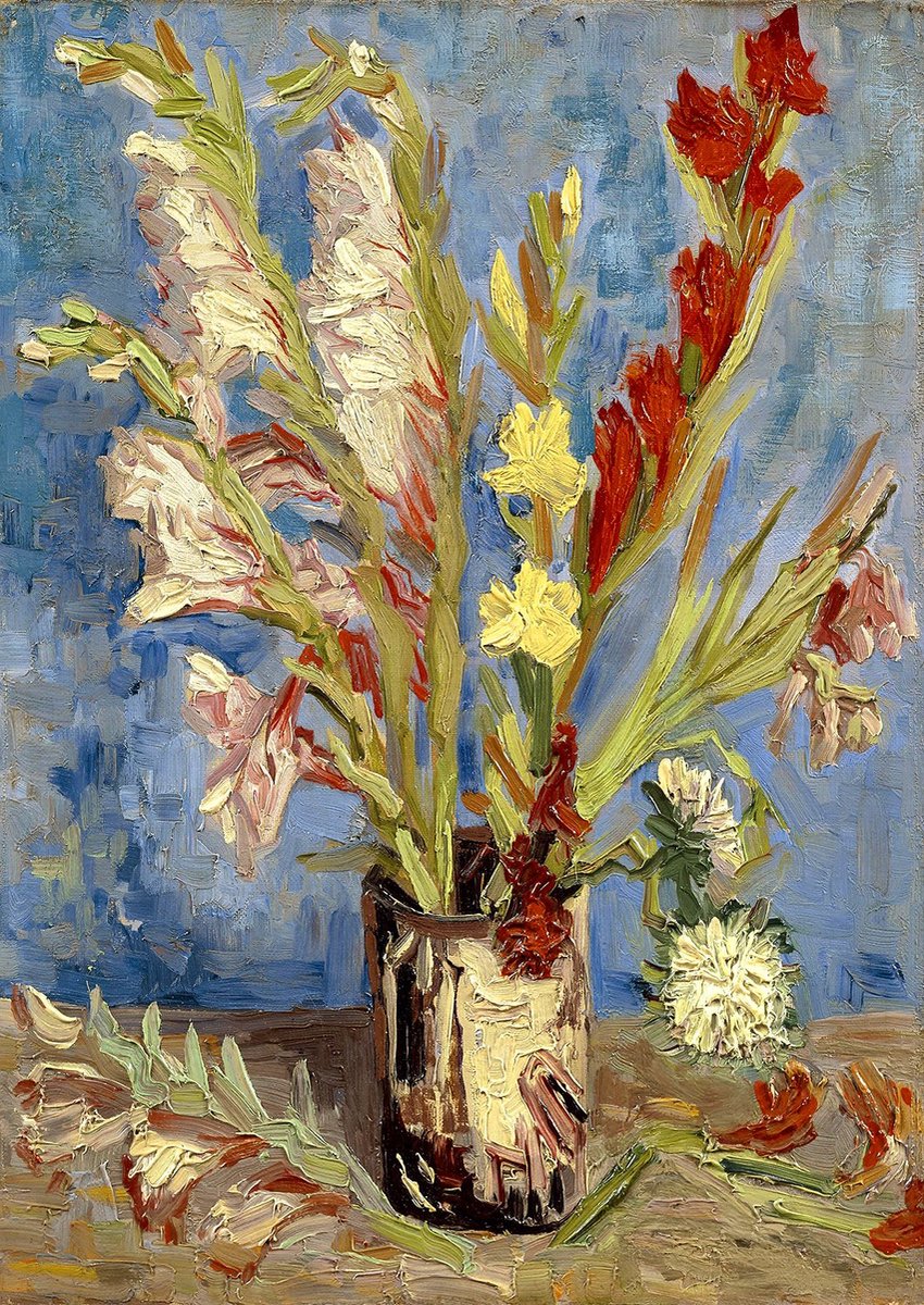 Vincent Van Gogh - Vaas met Gladiolen en Chinese Aster Puzzel 1000 Stukjes