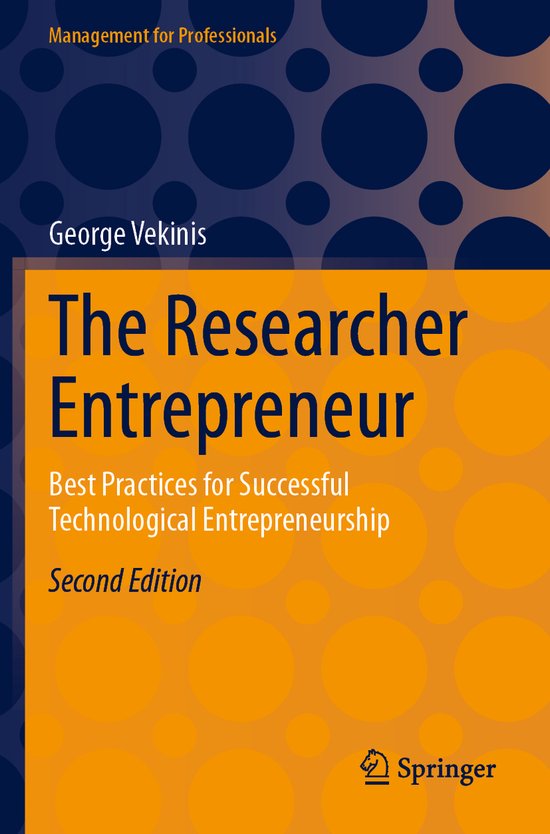 Management for Professionals-The Researcher Entrepreneur - cover