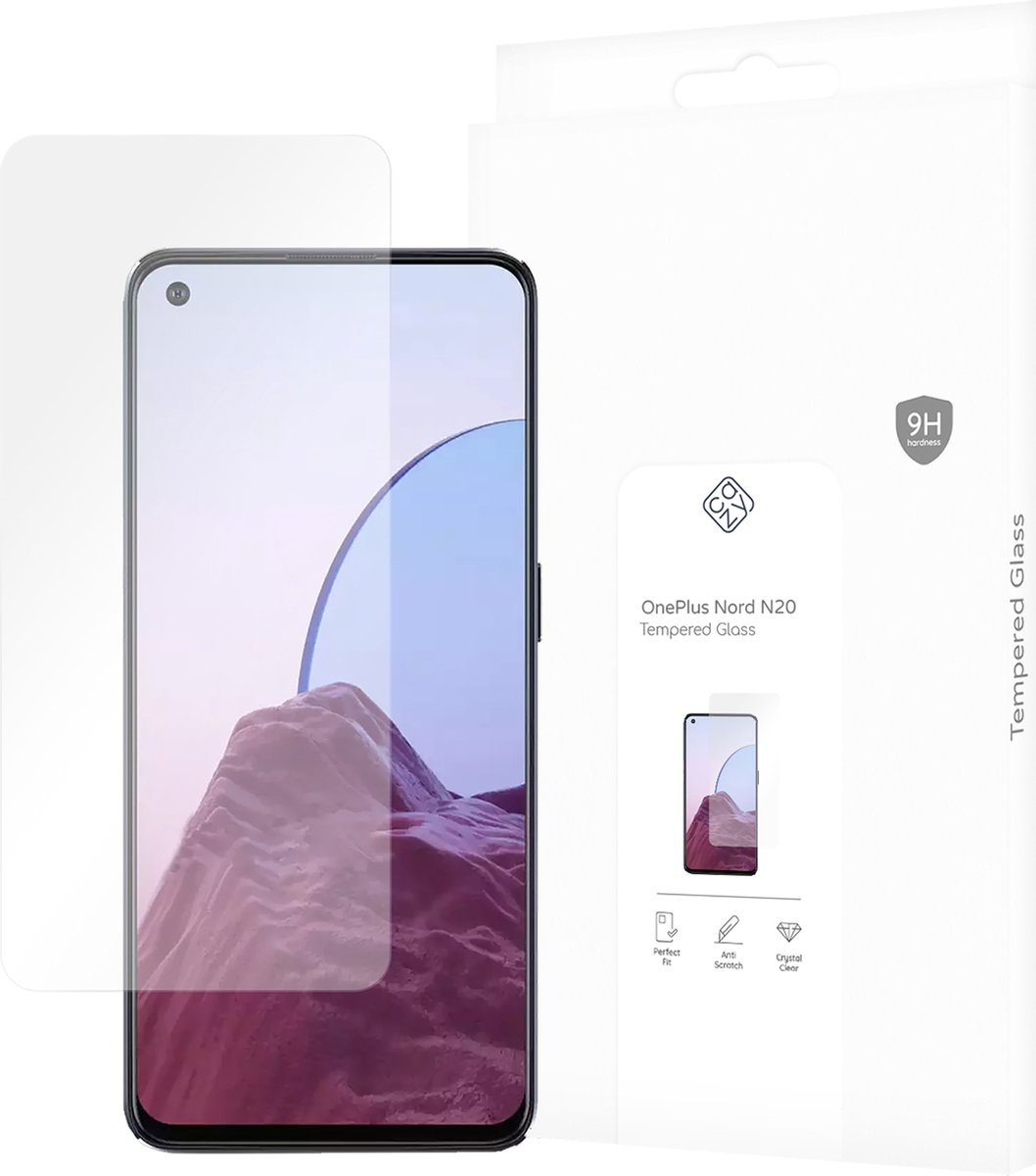 Cazy screenprotector geschikt voor OnePlus Nord N20 - Screenprotector Gehard Glas
