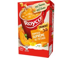 Soep royco pompoen supreme met croutons 20 zakjes | Doos a 20 zak