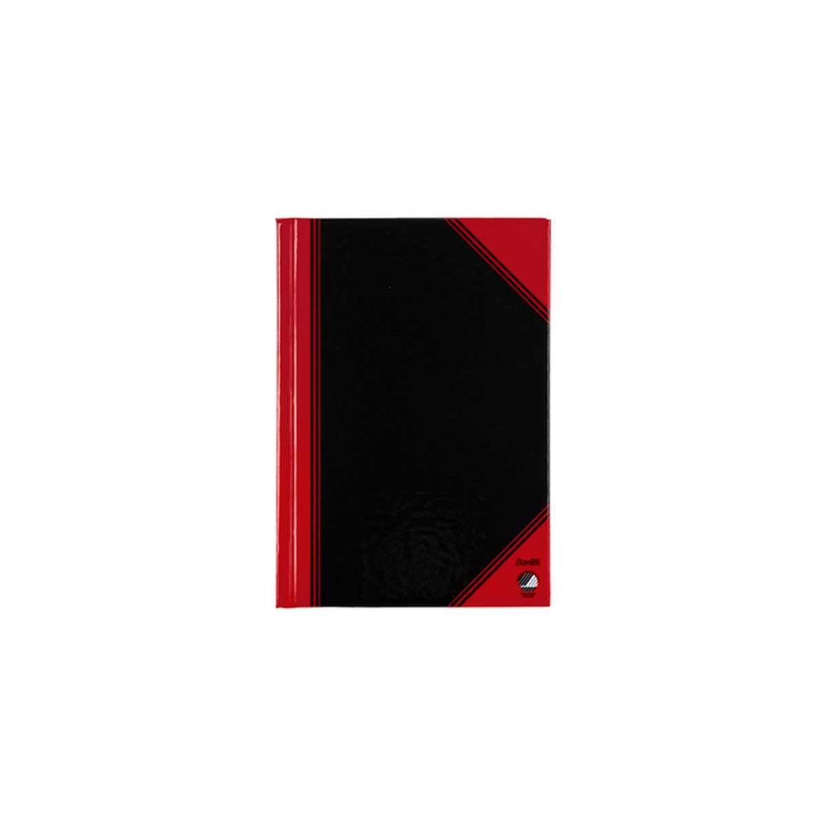Notitieboek bantex zwart/rood a6 lijn 70gr 96vel | 144 stuks