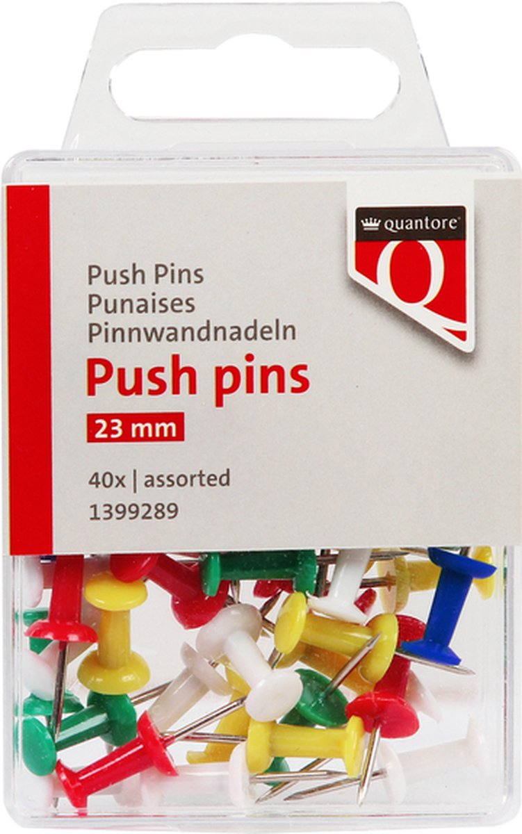 Push pins quantore assorti 40 stuks | 20 stuks