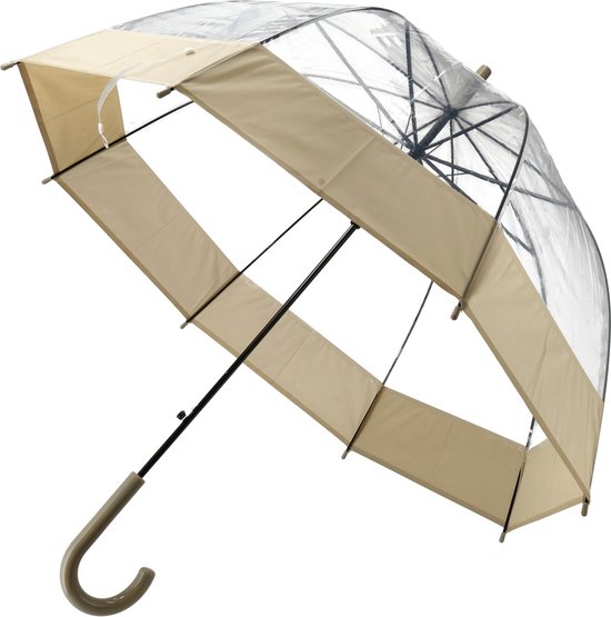 Paraplu transparant - Regen paraplu -Doorzichtige paraplu -Bruidsparaplu lichtgewicht