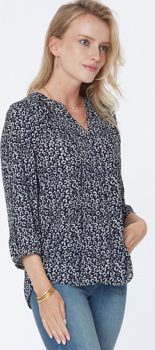 Pintuck Blouse Dierenprint