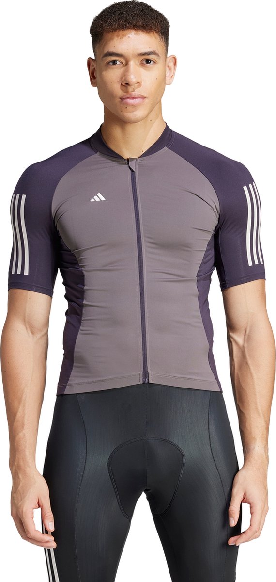 adidas Performance Essentials 3-Stripes Wielrenshirt Heren Bruin
