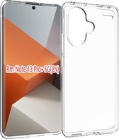 MobyDefend Hoesje - Geschikt voor Xiaomi Redmi Note 13 Pro Plus - Transparante TPU Backcover - Volledig Doorzichtig