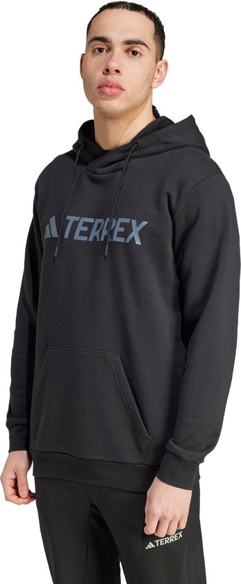 adidas TERREX Terrex Multi Large Logo Hoodie - Heren - Zwart- S