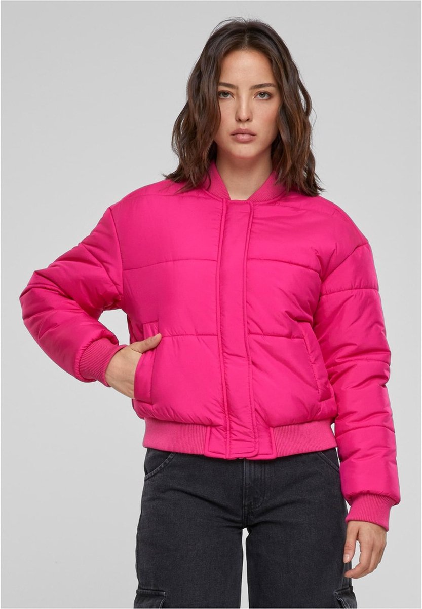 Urban Classics Puffer Blouson Gewatteerd jack XXL Roze