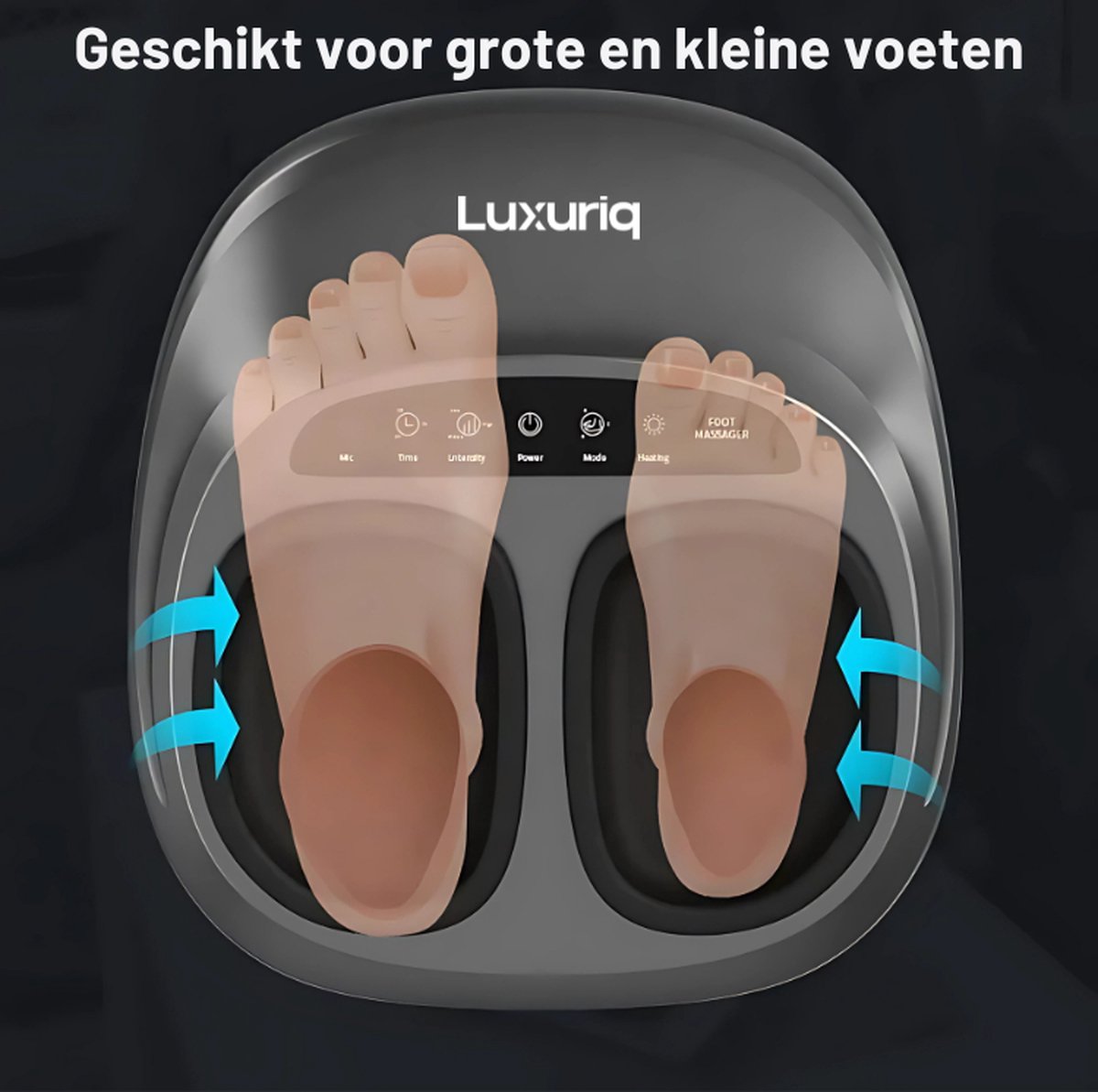 Luxuriq Voetmassage Apparaat met Luchtcompressie en - afbeelding 3