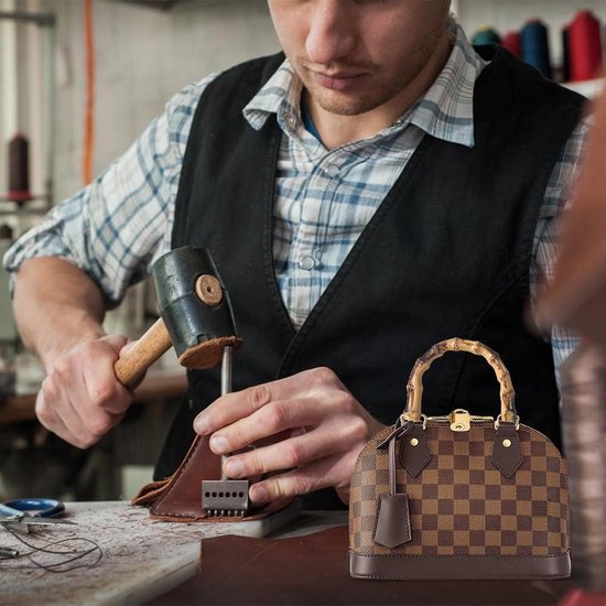 Lot De 2 Poignées De Sac à Main En Bois Pour La Fabrication De Sacs à