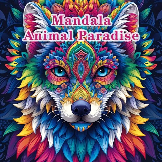 Kleurboek Dieren Mandala – Mandala Kleurplaten Dieren – Kleurboek Volwassenen Dieren – Ontspanning Mandala Patronen – Mandala Tekeningen Dieren – Mandala Animal Paradise – 20 Kleurplaten – 20x20cm