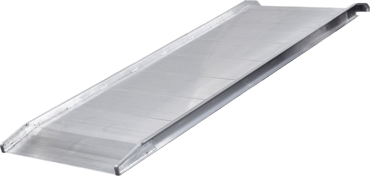 Oprijplaat vast aluminium 680kg 2700 x 970mm bruikbare breedte 920mm MW Tools AOP3008