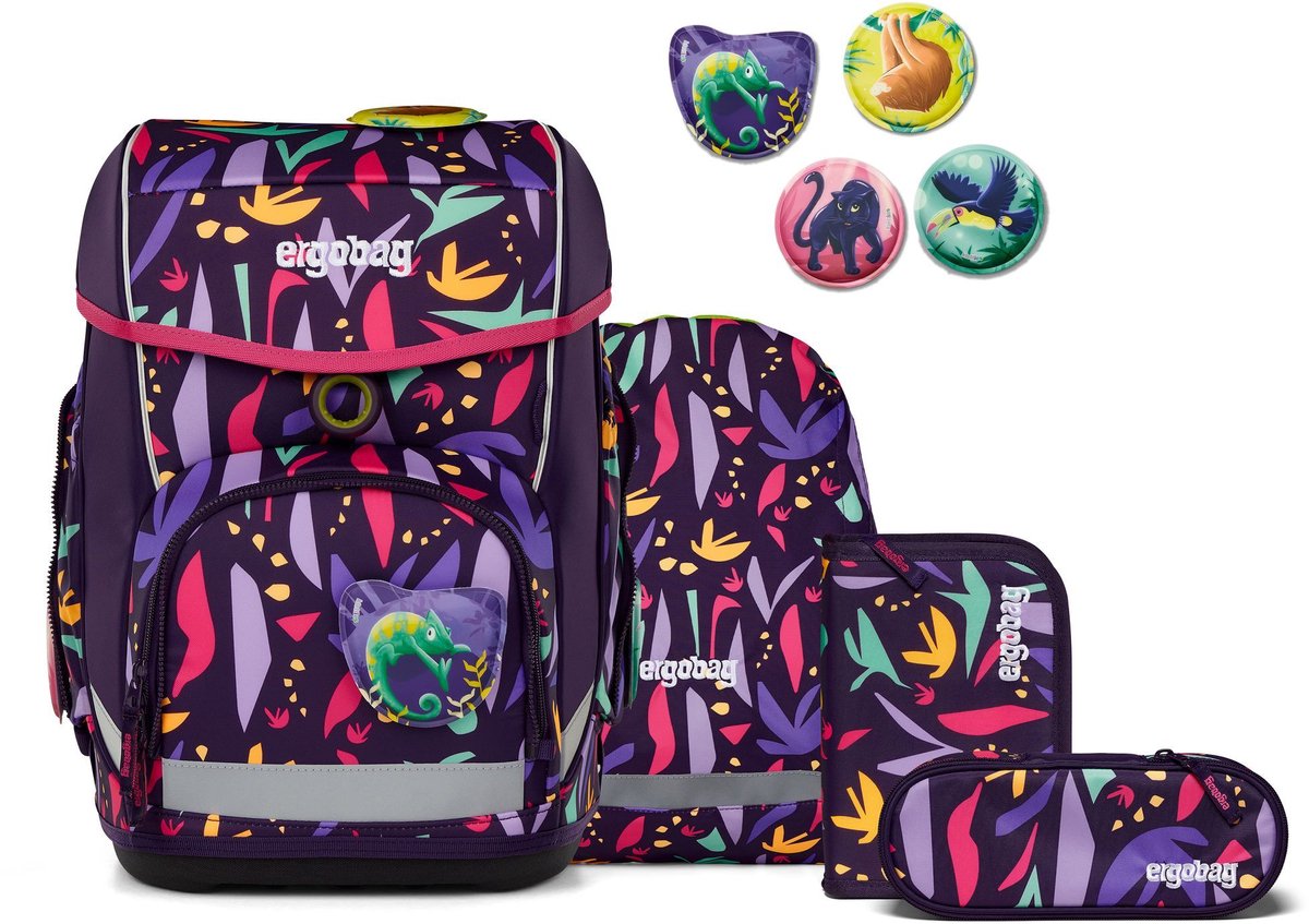 ergobag schooltas Lumi-Edition Cubo Set 5-delig AmBärzonas paars