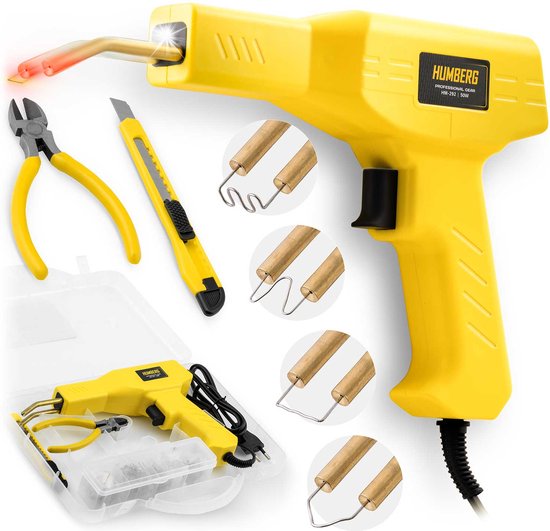 150 W kunststof lasapparaat, reparatieset, bumper, auto, 800 stuks, hete nietmachine, soldeerboutpistool, reparatiemachine, kunststof reparatie, lassen kit voor autobumpers, auto-onderdelen