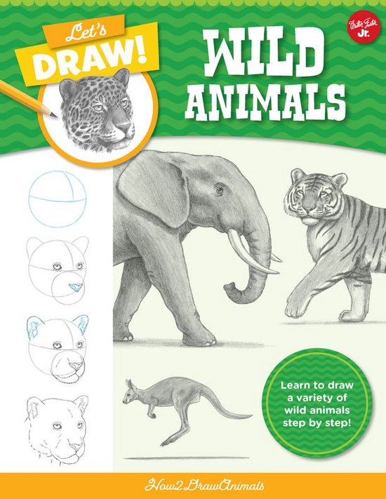 Let's Draw - Let's Draw Wild Animals - cover