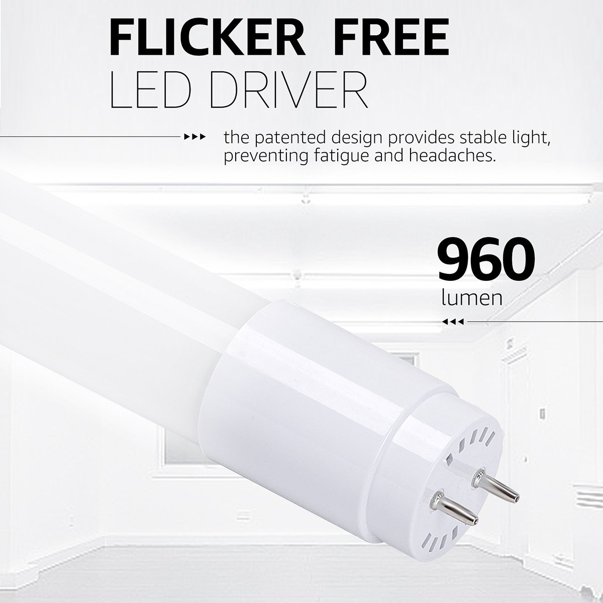 LED TL Buis - T8 G13 - Velvalux - 60cm - 8W 960lm - 840 Natuurlijk Wit 4000K | Vervangt 69W — cadeau in Cadeau-ideeën - foto 3