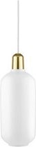 Normann Copenhagen Amp hanglamp large wit/messing