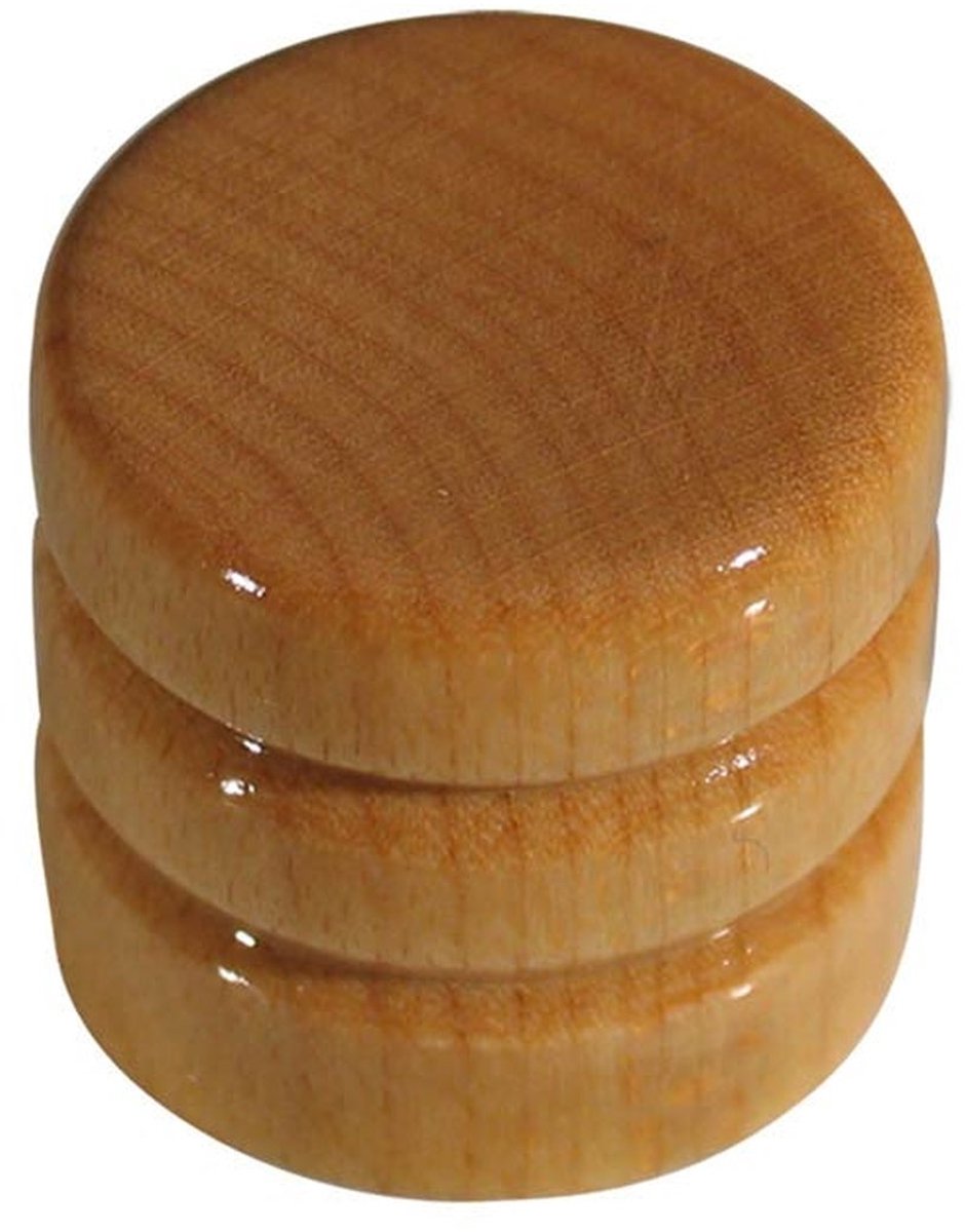 Boston KWM-350 Esdoorn Domeknop met 2 Ringen 19x18mm