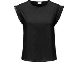 Jacqueline de Yong Top Jdysalva Life S/l Crochet Top Jrs N 15318217 Black Dames Maat - XS