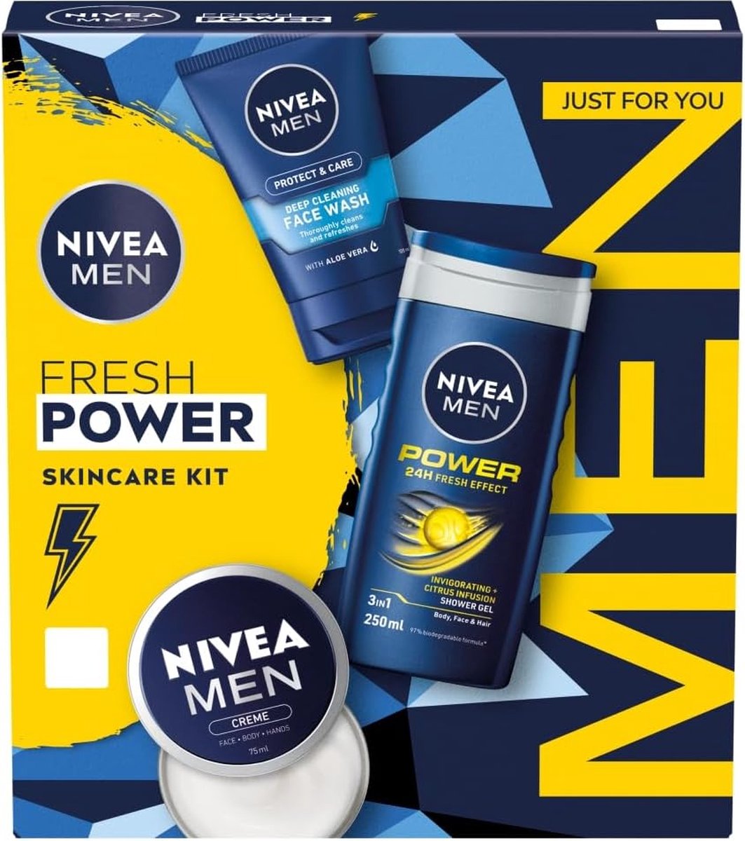 Goedkoopste NIVEA MEN Geschenkset FRESH POWER