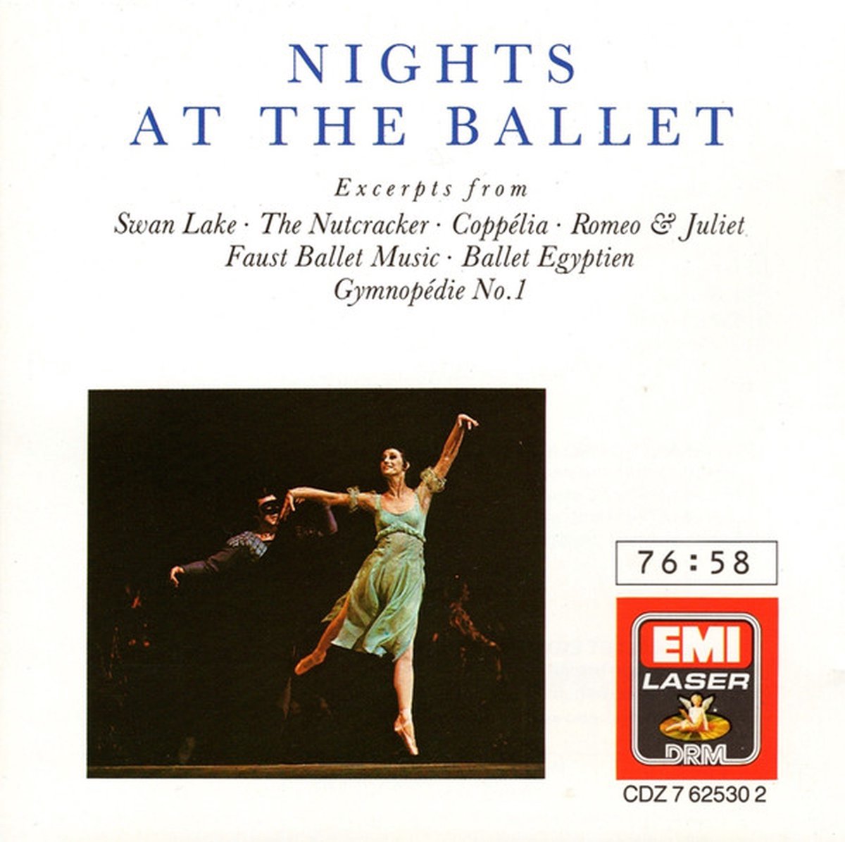 Nights At The Ballet - Tchaikovsky: Swan Lake - Nutcracker - Prokofiev: Romeo and Juliet - Luigini: Ballet Egyptien - Debussy: Gymnopedie - Gounod: Faust (CD)