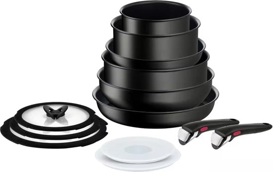 Tefal Ingenio Unlimited - Pannenset - 13-delig - Inductie - Stapelbaar - Afneembare Handgreep - Ruimtebesparend