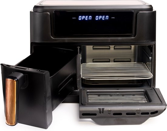 Nexxt Dubbele Airfryer XXL 11,5L Zwart 2400W - Nexxt - €75,99