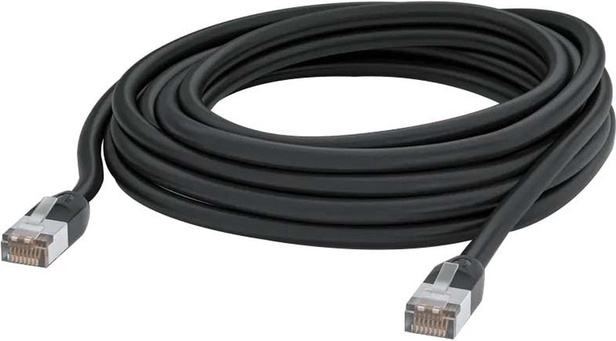 Ubiquiti UACC-CABLE-PATCH-OUTDOOR-8M-BK netwerkkabel Zwart Cat5e S/UTP (STP)