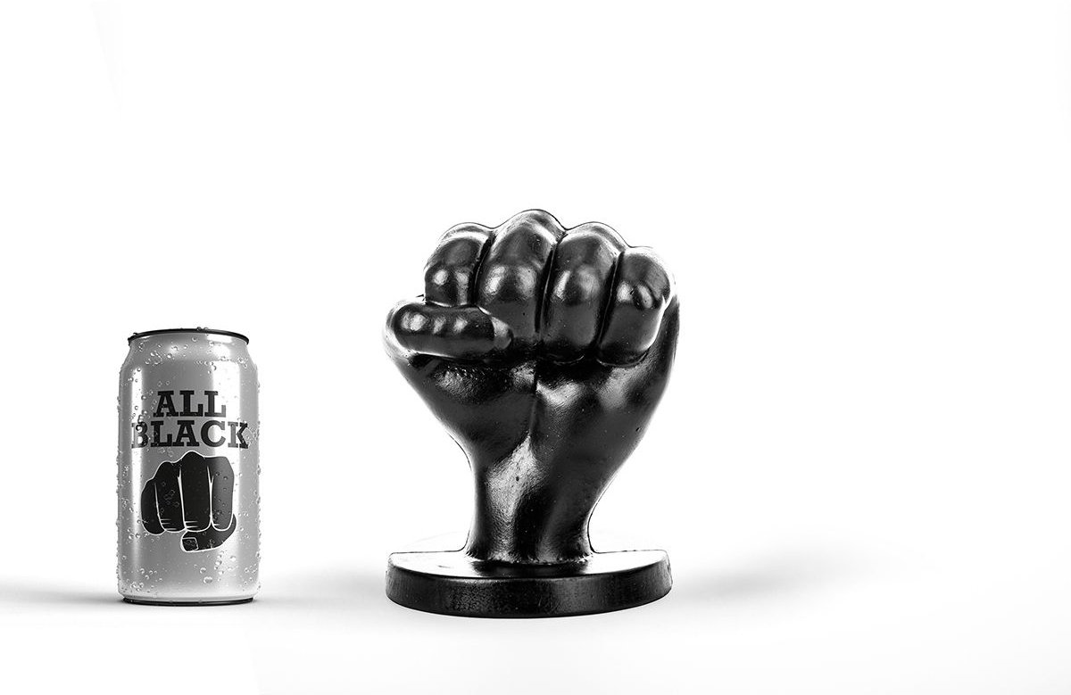All Black Fisting Dildo - large