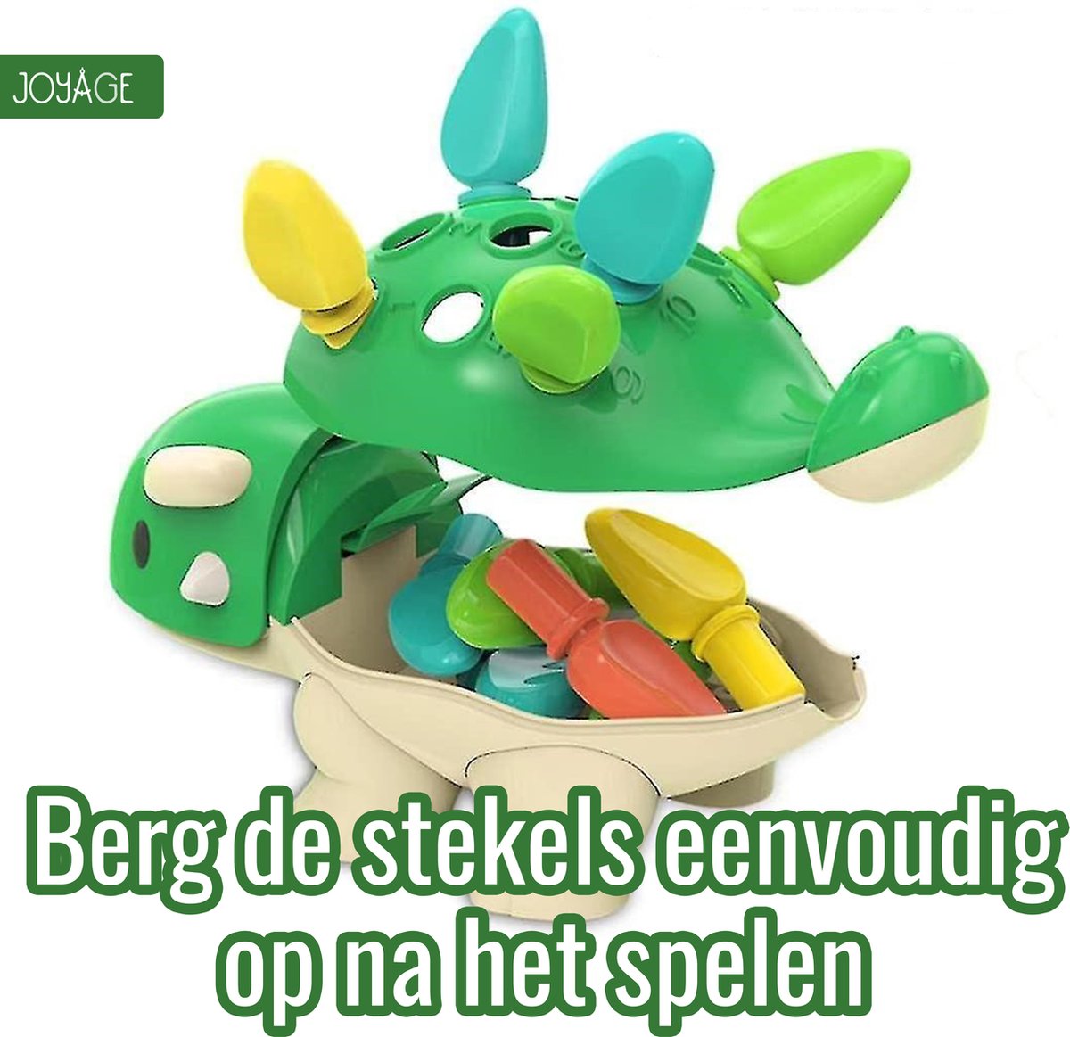 Joyage Dinosaurus Fijne Motoriek kleuters - Sensorisch speelgoed baby 6 maanden 0 jaar - Baby Speelgoed 1 jaar meisjes cadeau - Montessori speelgoed Meisjes speelgoed 2 jaar jongens speelgoed - Kinderspeelgoed Peuter speelgoed 3 jaar Kleuter — afbeelding 5