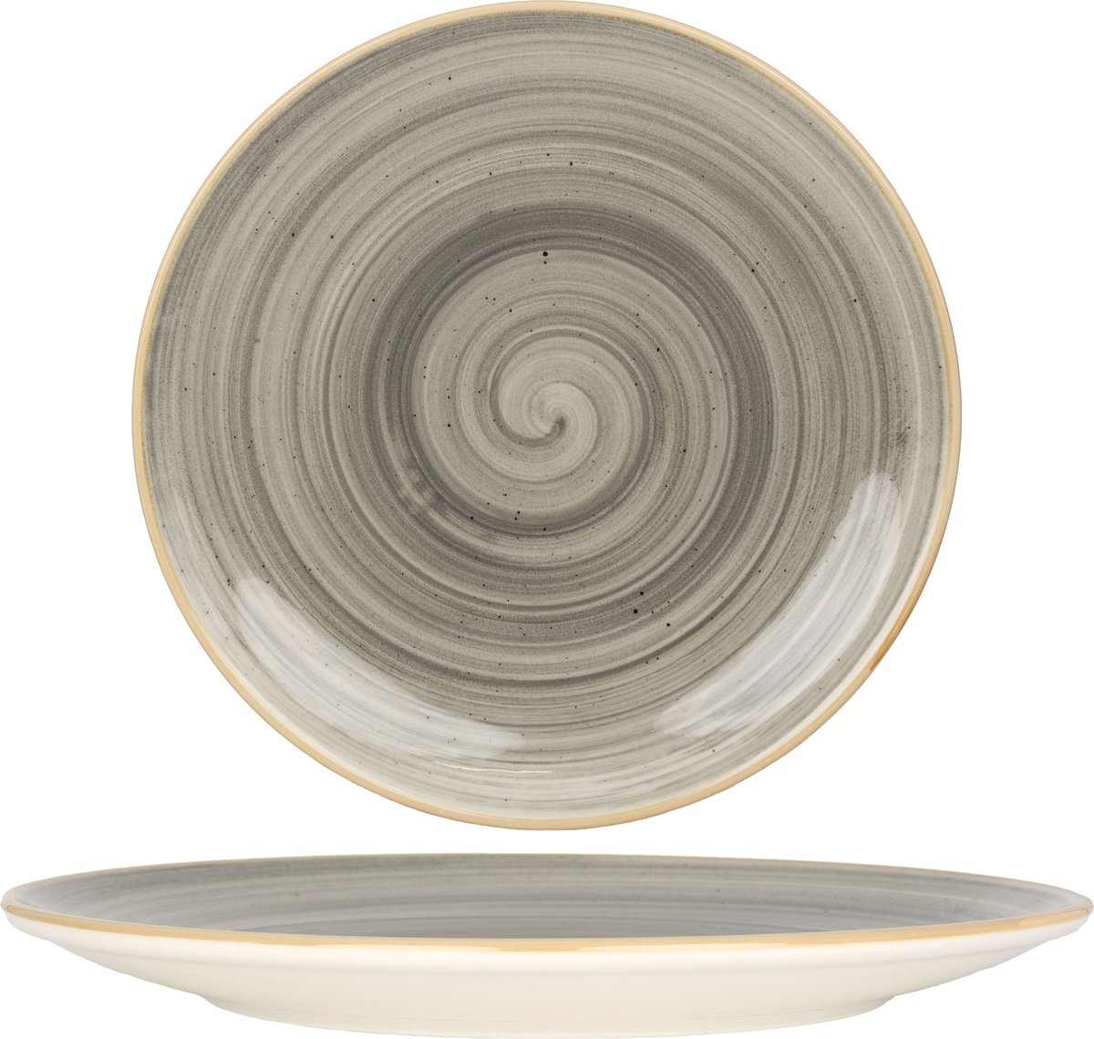 Bonna Dinerbord - Aura Space - Porselein - 27 cm - set van 6