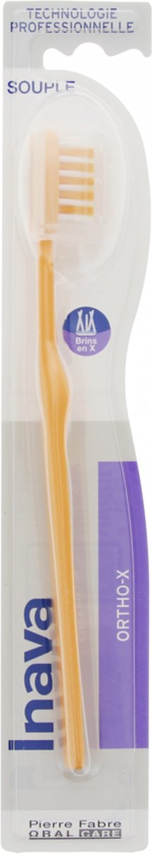 Goedkoopste Inava Ortho-X Zachte Tandenborstel 20/100 (Kleur Geel