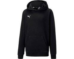 PUMA teamGOAL 23 Casuals Hoody Jr kindersweatshirt 656711 Zwart