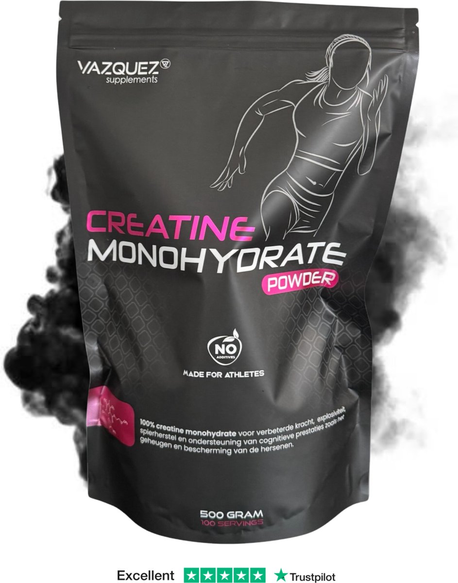 Goedkoopste Creatine Monohydrate - 500 gram - 100 servings - 200 mesh - Creatine Micronised - Puurste Vorm - Zonder Toevoegingen
