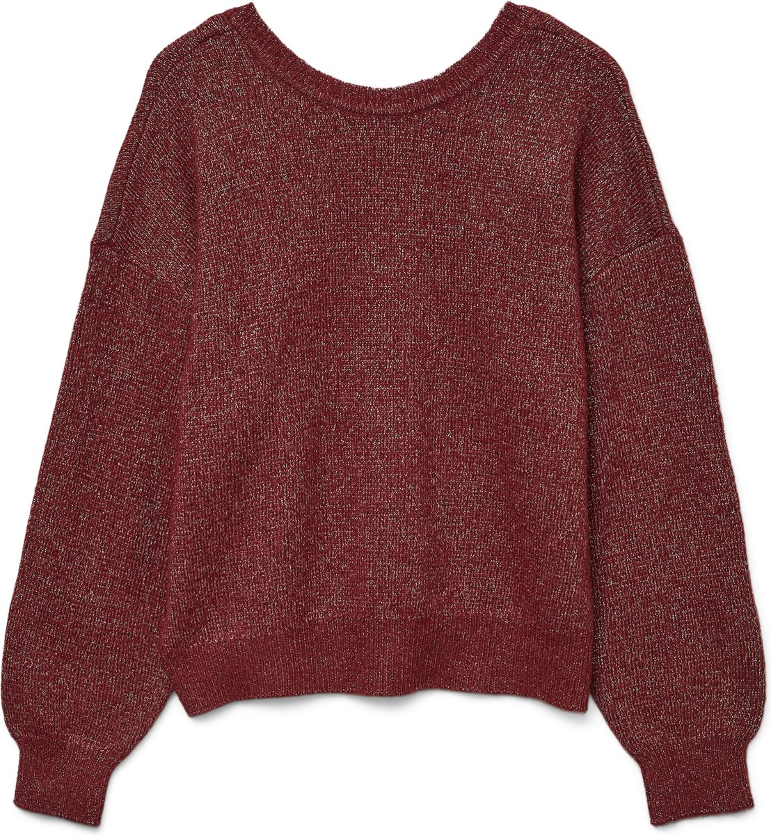 VERO MODA - VMELLIE SHINE LS U-BACK PULLOVER BOO - Dames - Gebreide truien