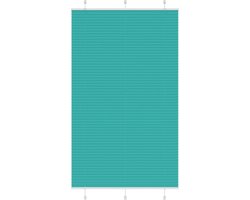 vidaXL - Plissé - rolgordijn - 120x200cm - stofbreedte - 119,4cm - petrol - groen