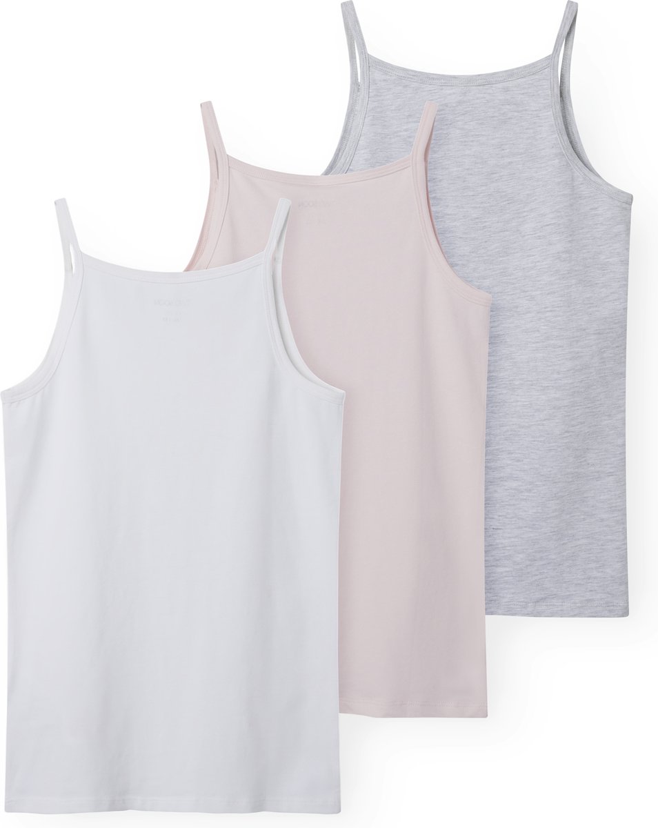 NAME IT - TKFSTRAP TOP 3P SOLID NOOS - Meisjes - Onderhemden
