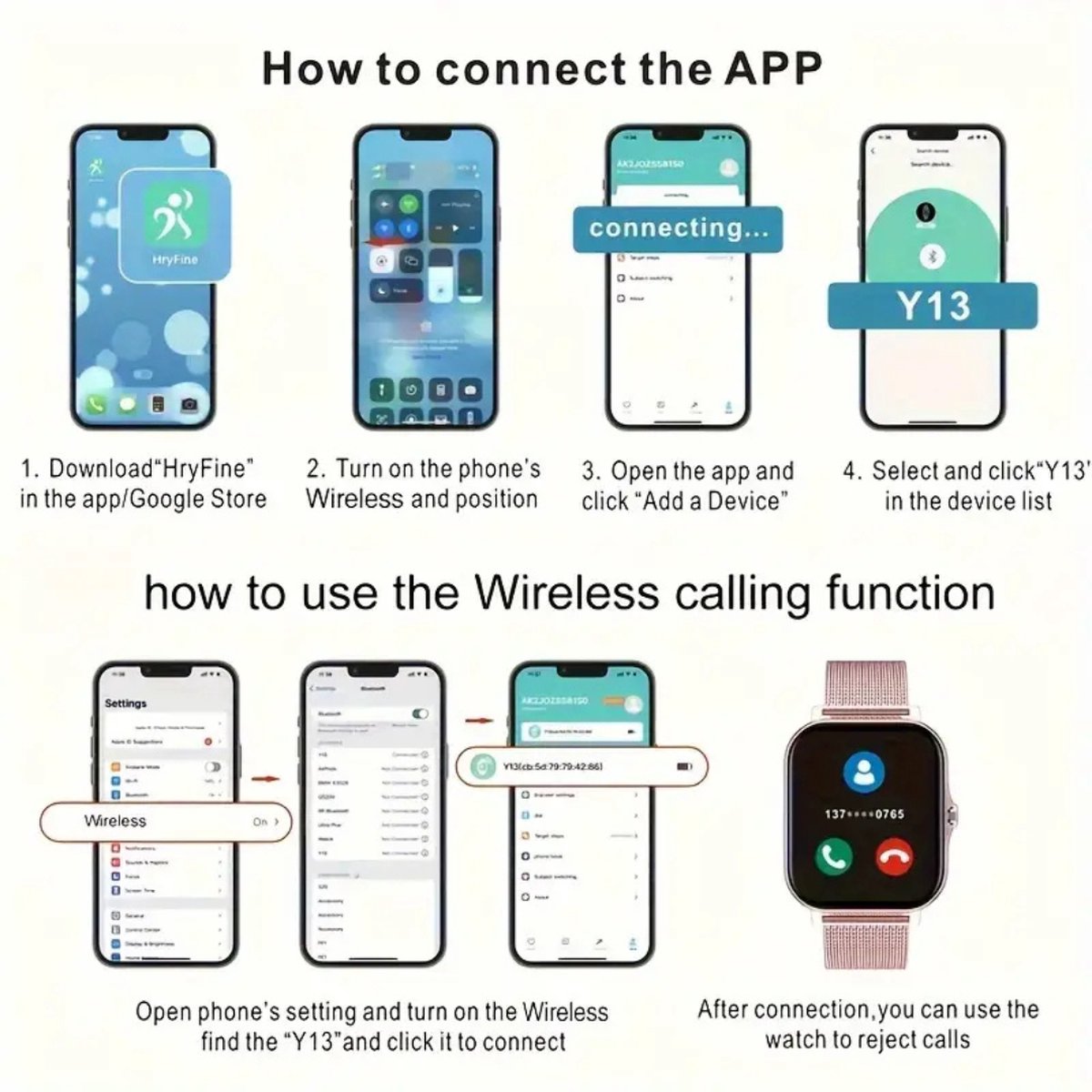 Afbeelding 2 van Livano Smartwatch Dames/Heren Digitaal Roze