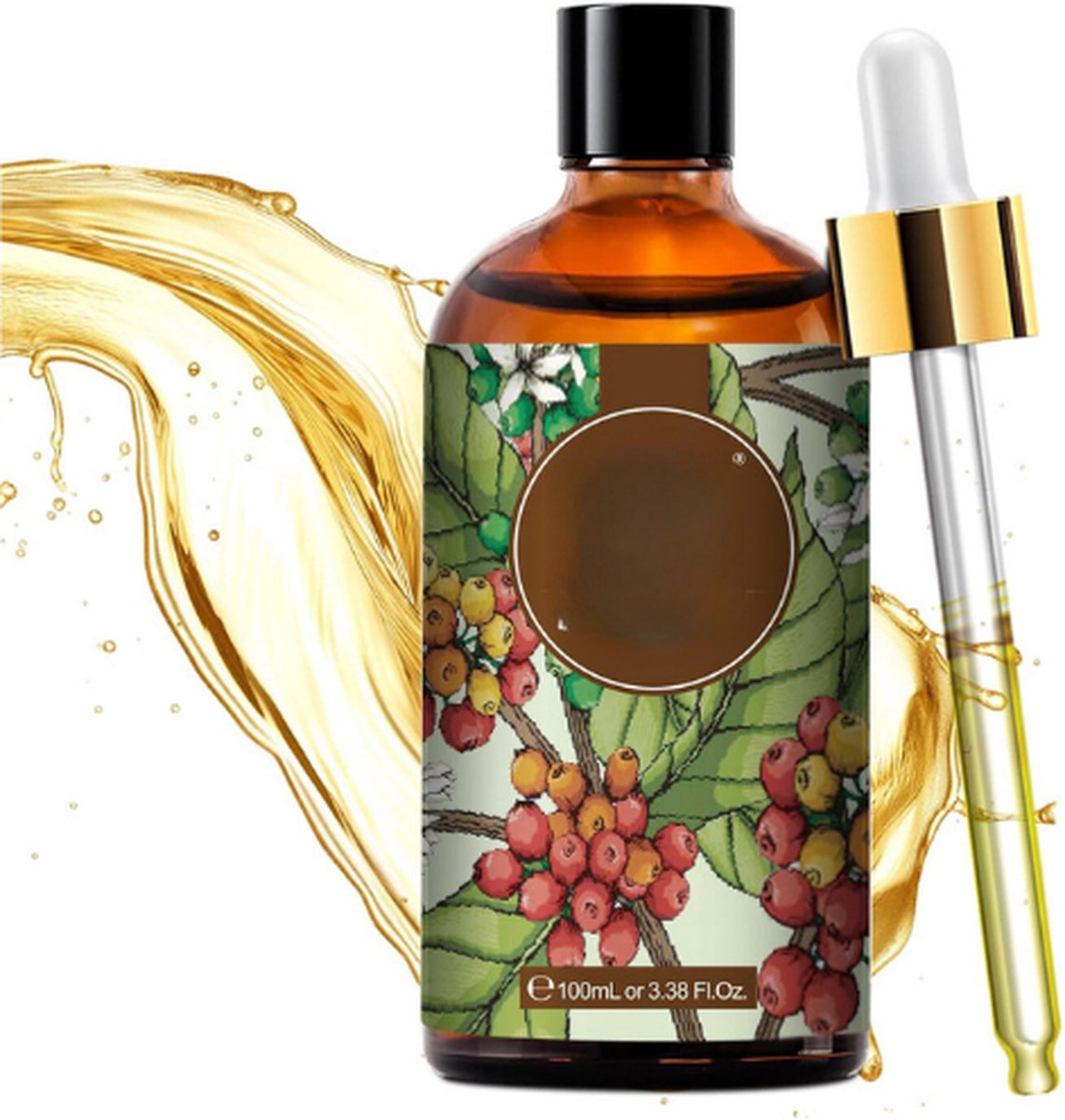 Goedkoopste Geuroliën Koffie 100ML - Essentiële Olie voor Diffuser - Koffie Essentiële Olie voor Aromatherapie - Luchtbevochtigers - Kaarsen - Koffie Olie