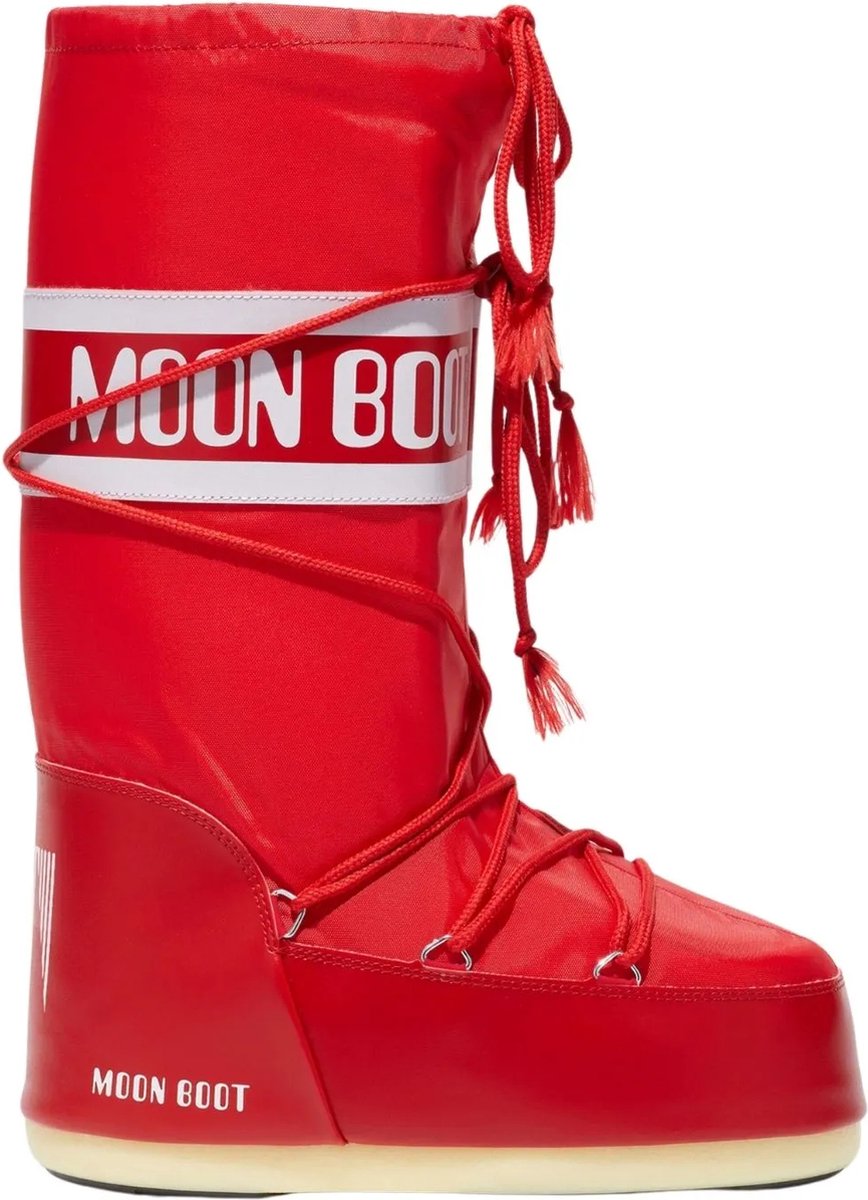 Moonboot Icon Nylon Snowboots Dames 35-38 Rood