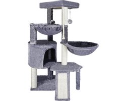 Kattenboom 85 cm Chateau Animaux - kattentoren - krabpaal kat - Luxe Kattenhuis - katten