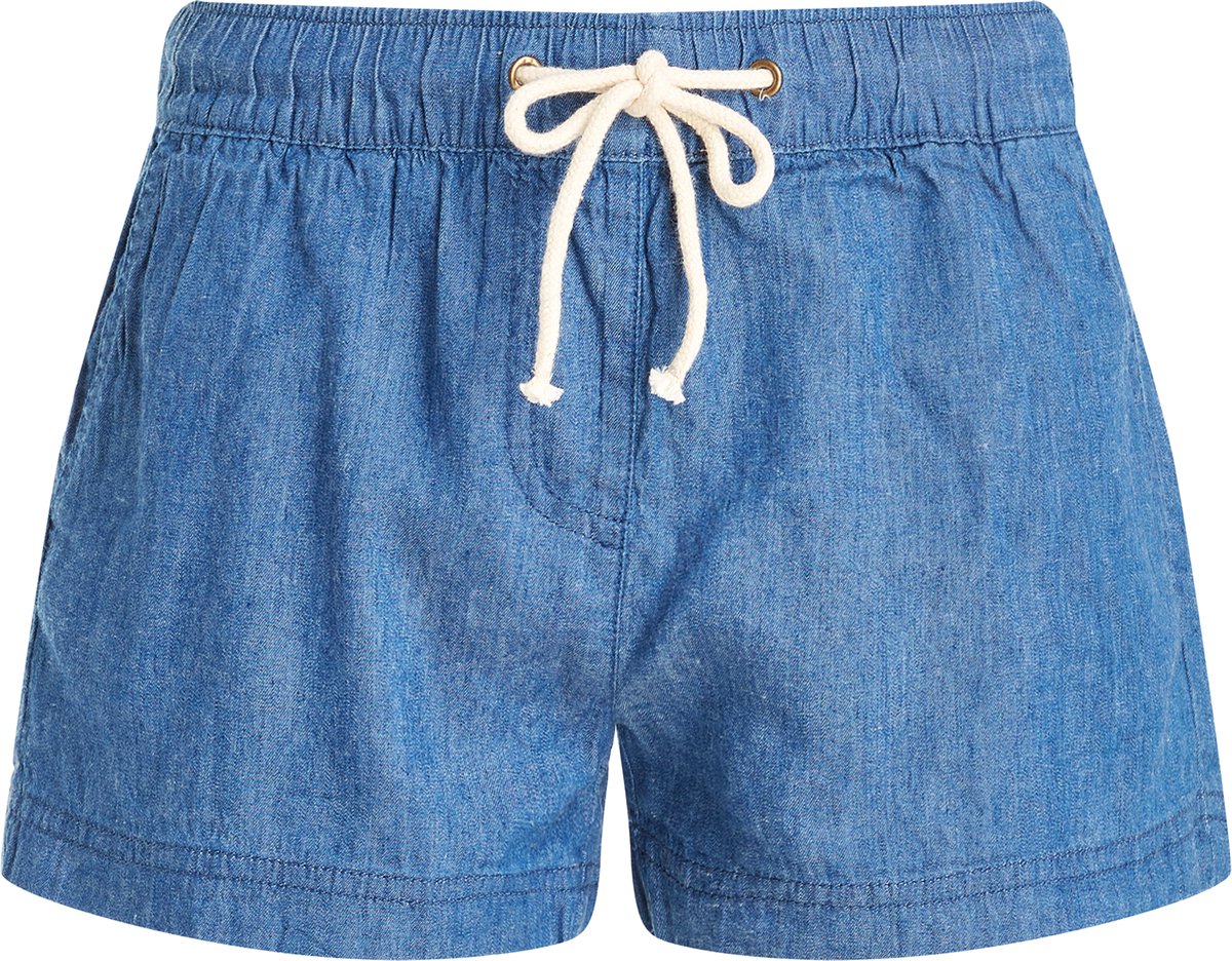 Protest Prtfounta Jr – Korte broek Meisjes – Tailleband elastiek – Koordsluiting Denim