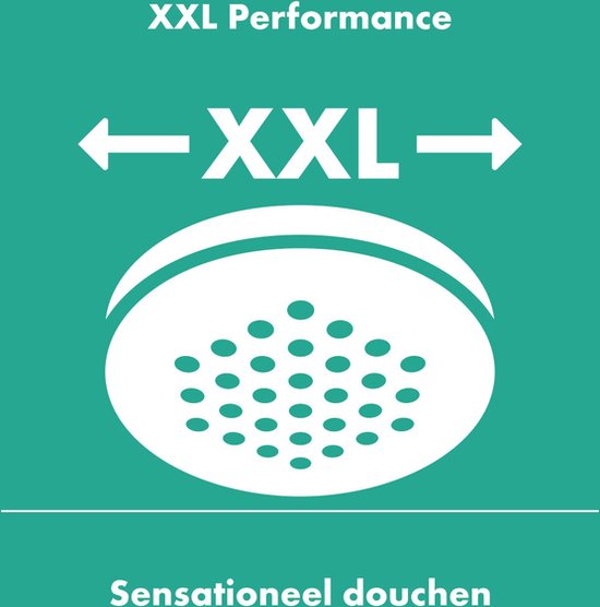 hansgrohe Vernis Blend - Doucheset - EcoSmart waterbesparend - 65mm maat - Chroom